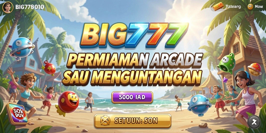 Screenshot menampilkan gameplay seru dan tantangan di BIG777.