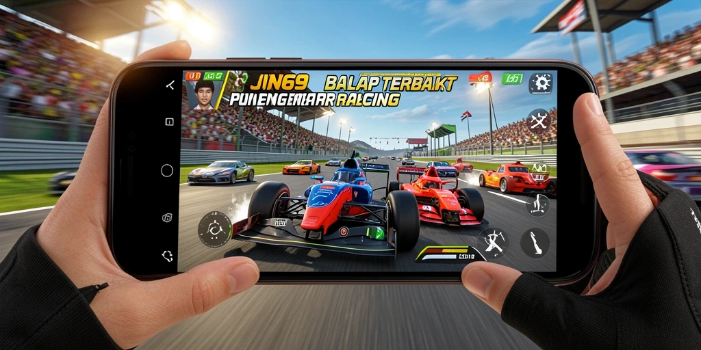 Gameplay balap seru dengan trek menantang di JIN69.