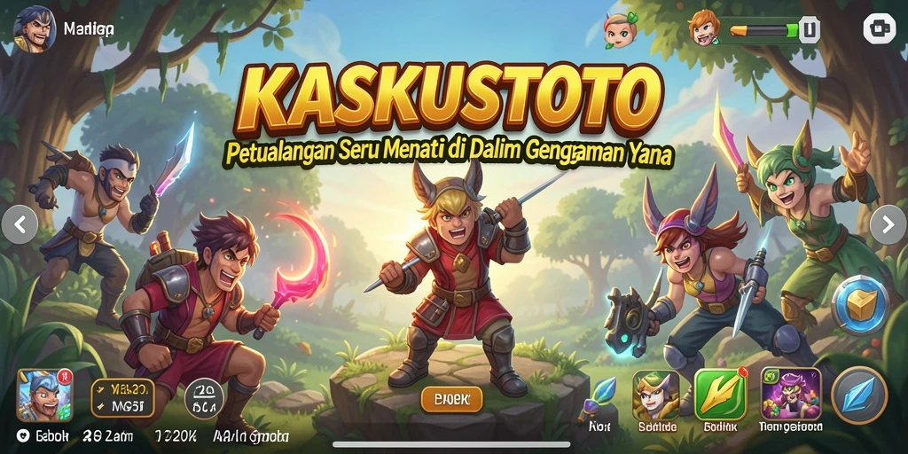 Tangkapan layar KASKUSTOTO menunjukkan gameplay seru dan indah.