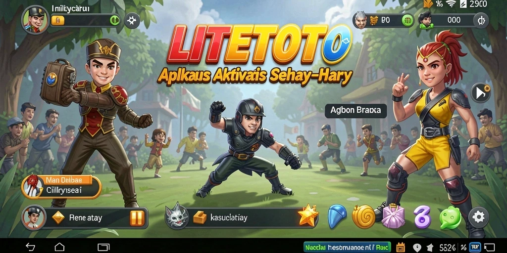 Screenshot utama LITETOTO menampilkan tampilan antarmuka aplikasi Utility.