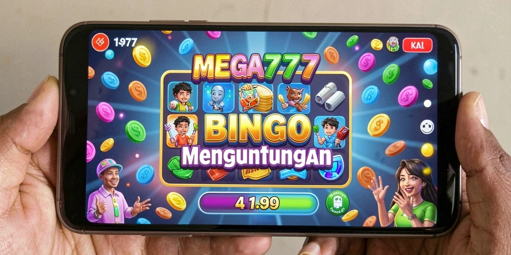 Tampilan utama gameplay MEGA777 yang seru dan menghibur.