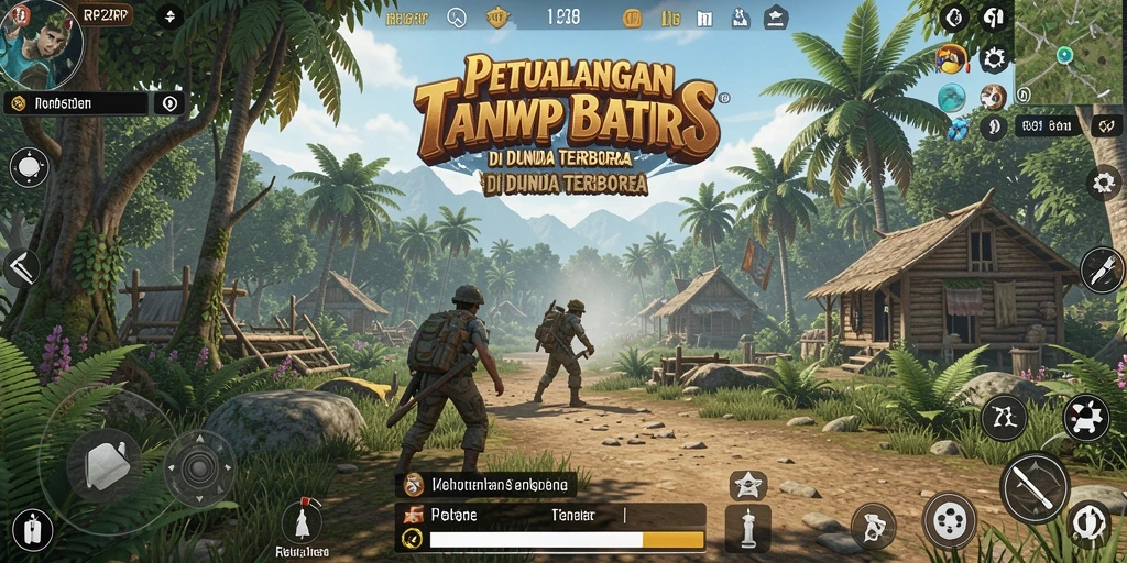 Gameplay RP62RP yang menawan di dunia terbuka.