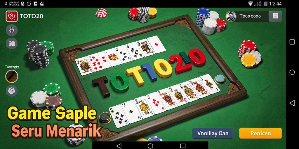 Screenshot gameplay seru TOTO20 dengan teman-teman main.
