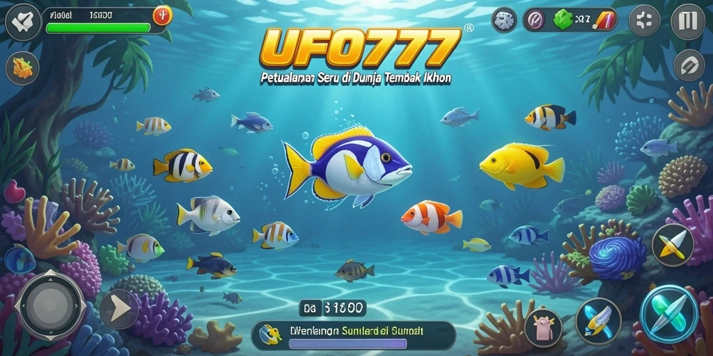 Gameplay seru Tembak Ikan dengan visual yang menakjubkan.